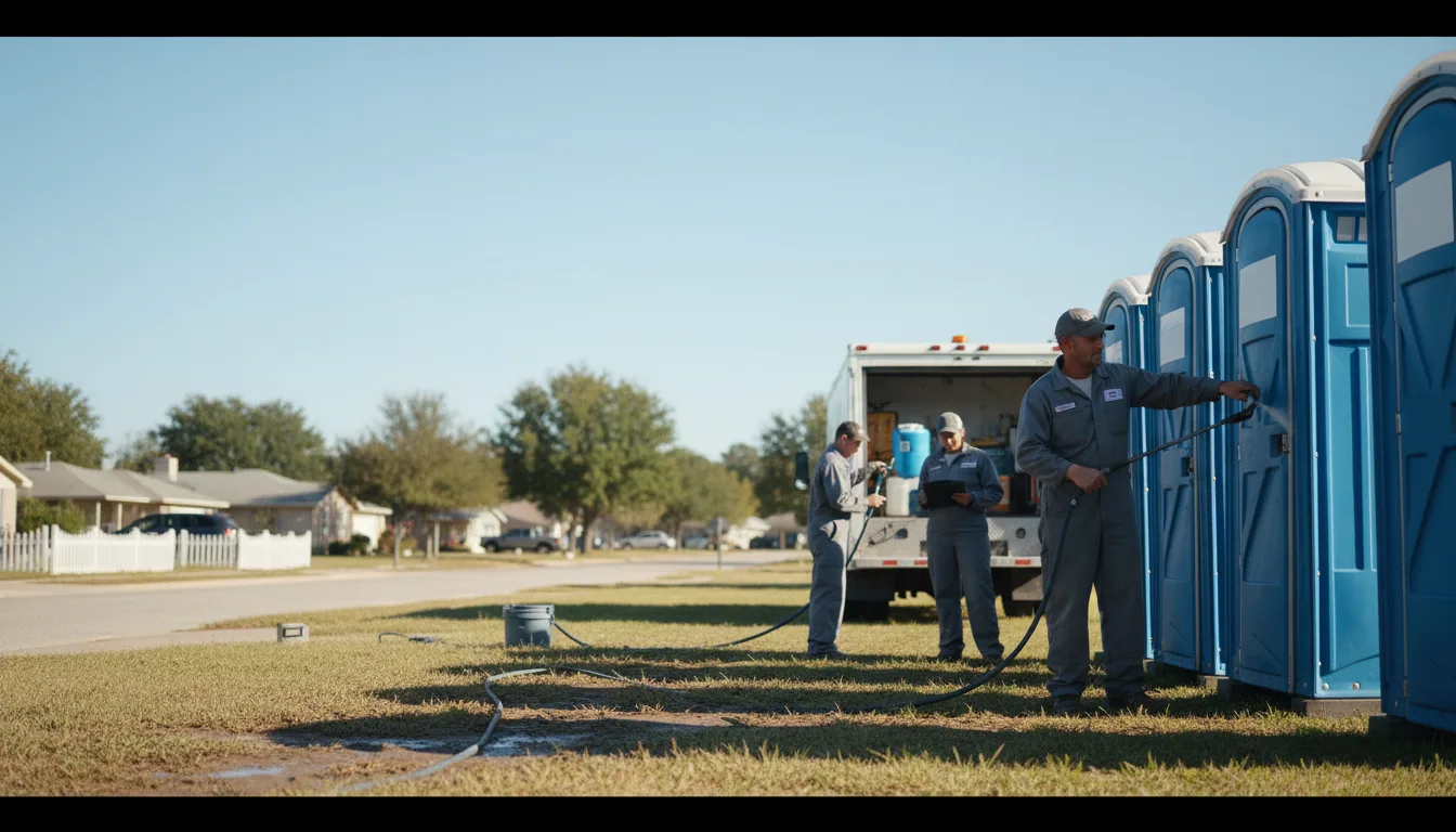 Long-Term Portable Toilet Rental in Cherry Valley, IL near me